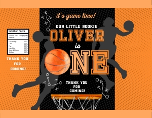 218hpa 30 C2 basketball ONE chips bag black design preview