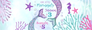 060hpa 27 J mermaids joint bubble bottle label design preview