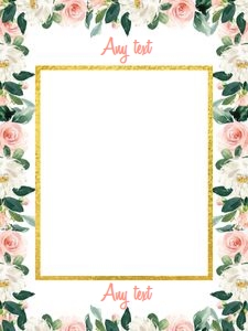 PINK GOLD FRAME 24X32: PINK GOLD FRAME