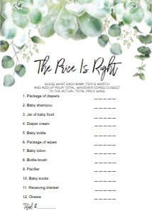 SUCCULENT PRICE IS RIGHT GAME: SUCCULENT PRICE IS RIGHT GAME