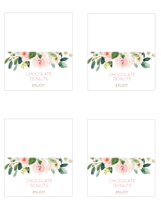 006 FOOD TENT CARD 3.5X4 FOUR ON 1 SHEET: 006 FOOD TENT CARDS 4 PER SHEET