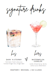 BSIG SIGNATURE DRINKS 5X7: BSIG SIGNATURE DRINKS 5X7, 8X10, 16X20