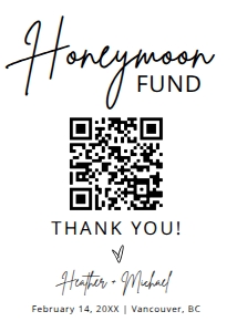 BSIG HONEYMOON FUND 5X7, 8X10 design preview