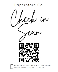 BSIG CHECK-IN SIGN 8X10: BSIG CHECK-IN SIGN 5X7, 8X10