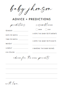 MADDIE BABY SHOWER GAME BUNDLE design preview