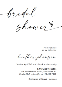 INVITATION 5x7'': 100+ TEMPLATE BRIDAL SHOWER BUNDLE