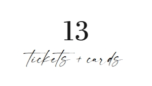 TICKETS + CARDS 3.5x2": 100+ TEMPLATE BRIDAL SHOWER BUNDLE