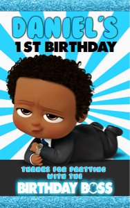 Boss Baby Boy Gift Bag - Version 2 design preview