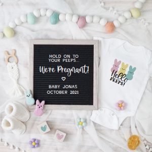Peeps Easter Pregnancy Announcement: Peeps Easter Pregnancy Announcement