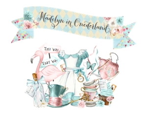 Pastel Alice Cake Toppers design preview