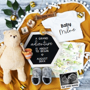 Winnie the Pooh Pregnancy Announcement (Adventure) design preview