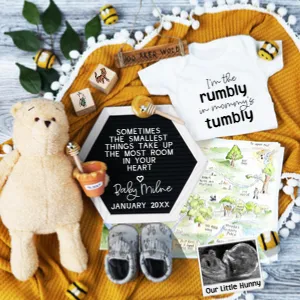 (Sonogram) Winnie the Pooh Pregnancy Announcement (Rumbly in Tumbly): Winnie the Pooh Pregnancy Announcement (Rumbly in Tumbly)
