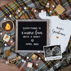 S'more Pregnancy Announcement (S'More Fun) design preview