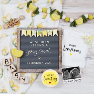 Lemon Pregnancy Announcement 3 (Juicy Secret) design preview