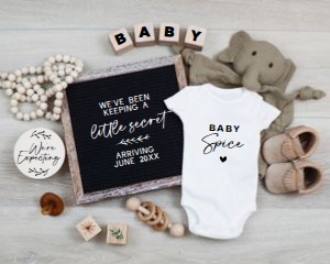 Boho Elephant Pregnancy Announcement (Secret): Boho Elephant Pregnancy Announcement (Secret)