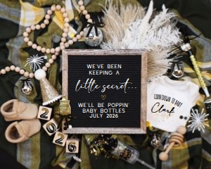New Years Eve Pregnancy Announcement 12 (Secret): New Years Eve Pregnancy Announcement 12 (Secret)