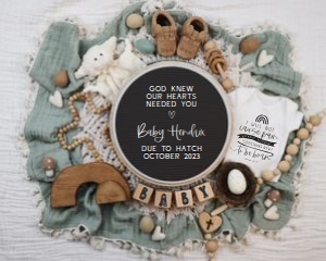 Lamb Lovey Boho Christian Easter Pregnancy Announcement (Isaiah 66:9): Lamb Lovey Boho Christian Easter Pregnancy Announcement (Isaiah 66:9)