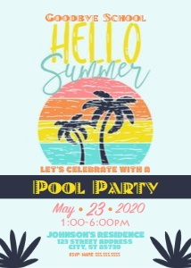 Summer Palm Tree School design preview