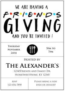 Friendsgiving-White: Friendsgiving-Trio