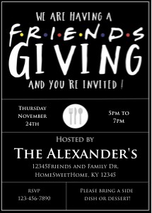 Friendsgiving-Black: Friendsgiving-Trio
