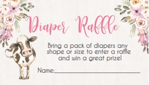 Girl farm Baby shower Moni design preview
