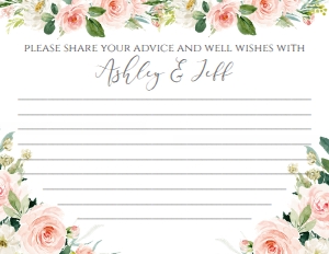 et3 advice cards: Ethereal Swan Baby Shower