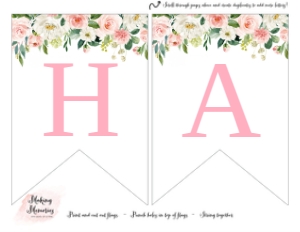 Ethereal Banner et3: Ethereal Swan Baby Shower