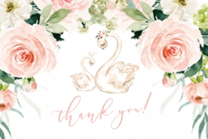 et3 swan Thank you: Ethereal Swan Baby Shower