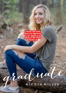 Graduation Announcement design preview