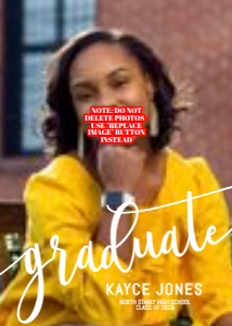 Modern Graduation Annoucement design preview
