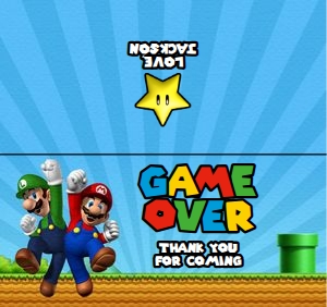 Mario - Treat Bag Toppers II design preview