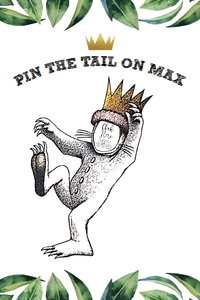 Wild One - Pin the Tail Game - 24x36: Wild One - Pin the Tail Game
