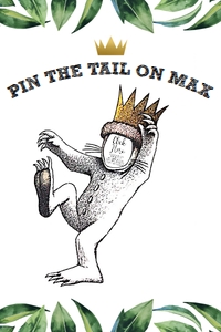 Wild One - Pin the Tail Game - 20x30: Wild One - Pin the Tail Game