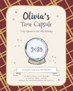 Wizard Birthday - Doodle - Time Capsule design preview