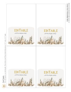 Wizard - Fold Over Labels: Wizard - Fold Over Labels