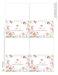 Enchanted Forest Fairy - Fold Over Labels design preview