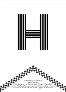 Racer Birthday - A-Z Banner - Happy Birthday: Racer Birthday - Party Bundle
