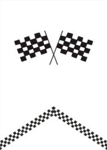 Racer Birthday - A-Z Banner - Flags: Racer Birthday - Party Bundle