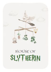 Wizard - Baby Shower - House Name - Slytherin - 5x7: Wizard - Baby Shower - Seating Chart and Table Houses