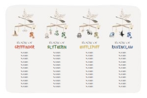 Wizard - Baby Shower- Seating Chart - 36x24: Wizard - Baby Shower - Seating Chart and Table Houses