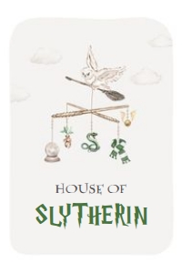 Wizard - Baby Shower - House Name - Slytherin - 4x6: Wizard - Baby Shower - Seating Chart and Table Houses