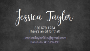 Essential Oil Business Card design preview