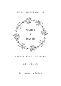Save the date 07 design preview