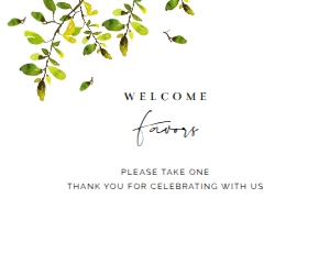 Wedding Sign 01 - 10 x 8 in design preview