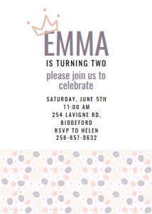 Birthday Invite 06 design preview