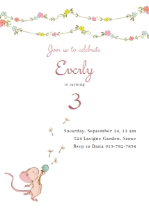 Birthday Invitation 0055: Birthday Invitation 0055