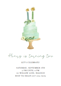 Birthday Invitation - 02 design preview