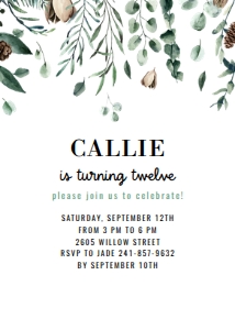 Invite 35 design preview