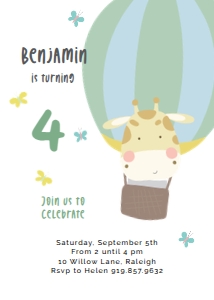 Birthday Invitation 0066 design preview