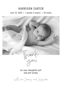 Baby Card 01 design preview